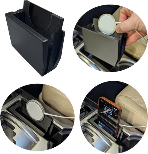 Holder Wireless Charger for 5th Gen Toyota 4Runner Compatible with iPhone,Center Console Inserts Fits for Toyota 4runner Accessory for 5th Gen Toy...