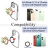 Magnetic Phone Ring Holder Compatible with MagSafe Phone Grip Kickstand for Magsafe Cases with Magnetic Adapter Circle, Adjustable Angle Butterfly...