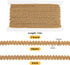 PH PandaHall 15 Yards Golden Gimp Braid Trim 1/2 inch Gold Polyester Woven Fabric Lace Upholstery Trim for Sewing Costume DIY Crafts Upholstery Cu...