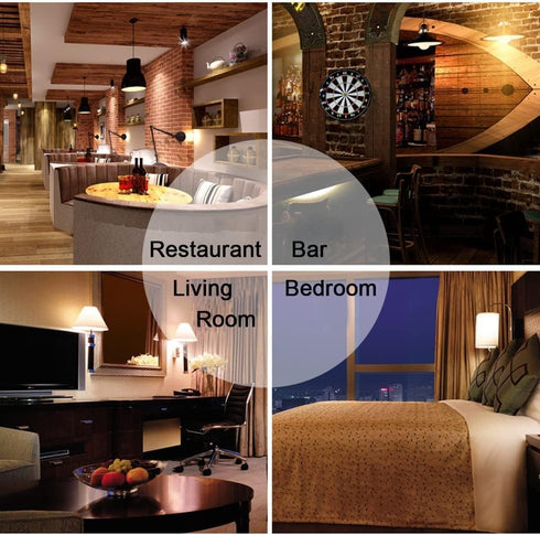 XININSUN T10 led bulb, Dimmable T10 frosted led light bulbs,8W Led tube bulbs, 60-75 Watt Equivalent,2700K Warm White,E26 Base Bulb for Desk Lamp,...