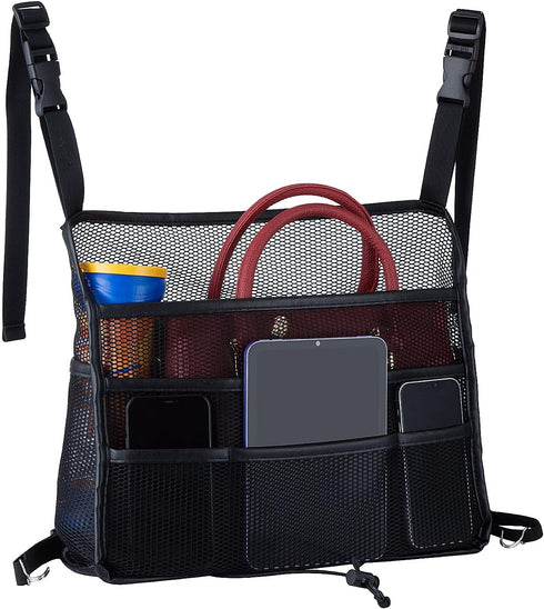 Eing Car Seat Back Organizer - Large Capacity Storage for Purses, Handbags & Kids' Items - Black...