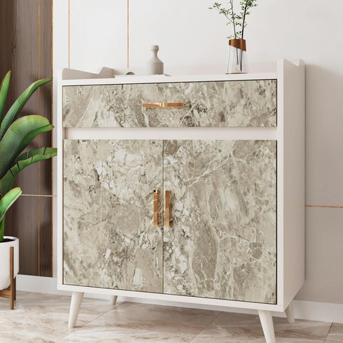 Light Brown Marble Contact Paper Marble Wallpaper Peel and Stick Removable Waterproof Wall Paper Roll Self Stick Marble Paper for Kitchen Bathroom...