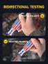 Heavy Duty 3-65V Backlit Digital LCD Circuit Tester, Test Light with 140 Inch Extended Spring Wire, Car Truck Low Voltage & Light Tester with Stai...