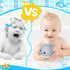 TFS TOP·FANS Baby Whale Bath Toy Infant: Light Up Fountain 6-12 Months Old Bathtub 18-24 Pool 3 4 5 7 8 9 10 15 Sprinkler Tub Water Toys Toddlers ...