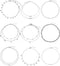 BBTO 9 Pieces Women Girls Layered Choker Necklace Sliver Layered Pendant Choker Jewelry Set (Style 1)...