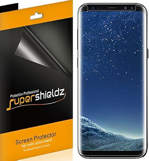 Supershieldz (2 Pack) Designed for Samsung (Galaxy S8 Plus) Screen Protector, (Case Friendly) 0.23mm High Definition Clear Shield...
