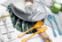 Knork Eco Plant Based 24 Pack Reusable Bamboo Flatware Set (Orange)...