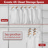 Hangers Space Saving 30Pcs, Upgrade 40Lb(Max) Heavy Duty Hanger Hooks Space Saver, Space Saving Hangers for Clothes Hanger Connector Hooks, Plasti...