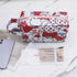 Cartoon Kitty Makeup Bag with Makeup Brush Plush Stitch Cosmetics Case 8 Pcs Cosmetic Brush Kawaii Capacity Bag for Women -1...