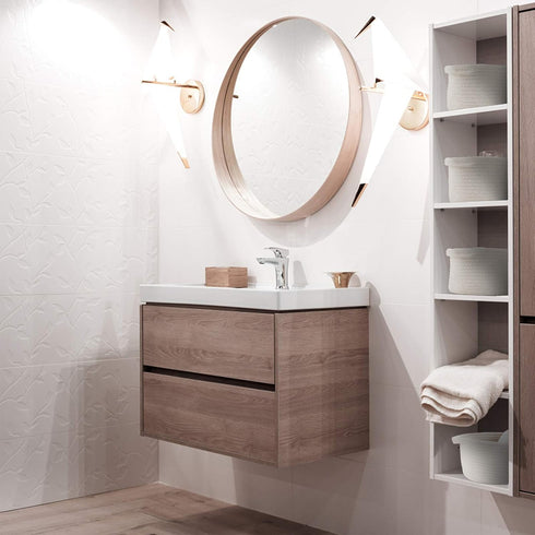 ABenkle Cute Small Woven Basket with Handles, 12"x 8" x 5" Rope Room Shelf Storage Basket Chest Box for Cat and Dog Toys, Empty Decorative Gift - ...