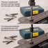 Damaged Screw Extractor Set, Easy Out Bolt Extractor with Quick Change Adapter for Easily Remove Broken Bolts, Stripped Screws, Studs, 6-Piece...