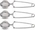 Snap Ball Tea Strainer, JEXCULL 3 Pack Premium Stainless Steel Tea Infuser with Handle for Loose Leaf Tea Fine Mesh Tea Balls Filter Infusers...