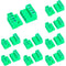 10 Set 5.08mm 4 Pin Male & Female Phoenix Type Connector No Soldering Green PCB Screw Terminal Block 4 Pole...