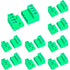 10 Set 5.08mm 4 Pin Male & Female Phoenix Type Connector No Soldering Green PCB Screw Terminal Block 4 Pole...