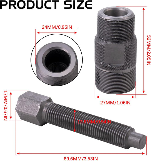 27mm & 24mm Flywheel Stator Magneto Puller Compatible with GY6 125cc 150cc Honda Yamaha Suzuki Scooter ATV Dirt Bike...