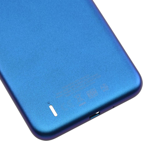 Blue Plastic Back Panel Cover Replacement for Nokia 1.4 with Volume Button Power Button Rear Camera Frame Rear Camera's Lens and Installation Inst...