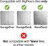 Big Floors Male Transition Edge Kit, Durable Interlocking Modular Garage Floor Edging, Compatible with RaceDeck, GarageTrac and GarageDeck Product...