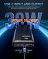 Power-Bank-Portable-Charger - 16000mAh Power Bank Support PD 30W and QC4.0 Fast Charger with Built-in 2 Output Cable and LED Display for iPhone an...
