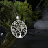 925 Sterling Silver Owl Tree of Life Pendant Necklace with 18 Inch Chain...