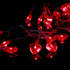 Luditek 14.7ft 40LED Mothers Day Decorations String Lights, Battery Operated Heart Shape Hanging Garland Valentines Day Decor for Indoor Outdoor H...