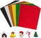 Whaline 18Pcs Christmas Felt Fabric Sheets Red Green Assorted Soft Thick Craft Felt Pack for DIY Craft Sewing Patchwork Art Projects, 7.9 x 11.8 I...