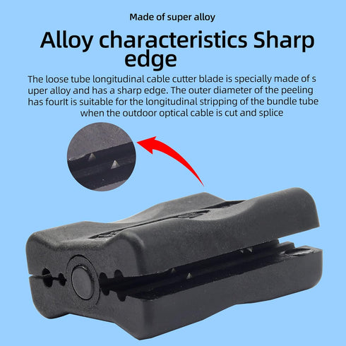Fiber optic tool longitudinal beam tube loose tube stripper Cable Jacket Slitter beam tube cable cutter K1...