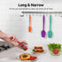 U-Taste Heat Resistant Silicone Spatula - 480ºF Hot-Proof Food Grade Kitchen Baking Bowl Scraper, Flexible and Sturdy Rubber Cooking Utensil for M...