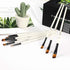 Angular Paint Brushes Nylon Hair Angled Watercolor Pait Brush Set for Acrylics Watercolors Gouache Inks Oil and Tempera(12pcs Pearl White Angled P...