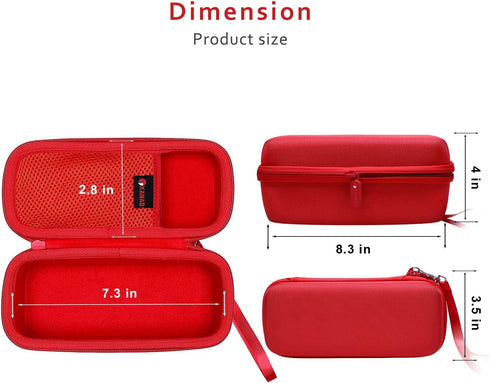 XANAD Hard Case for JBL FLIP 6 or FLIP 5 or FLIP 4 or FLIP Essential or Sono Roam 2/1 Waterproof Portable Bluetooth Speaker- Travel Carrying Stora...