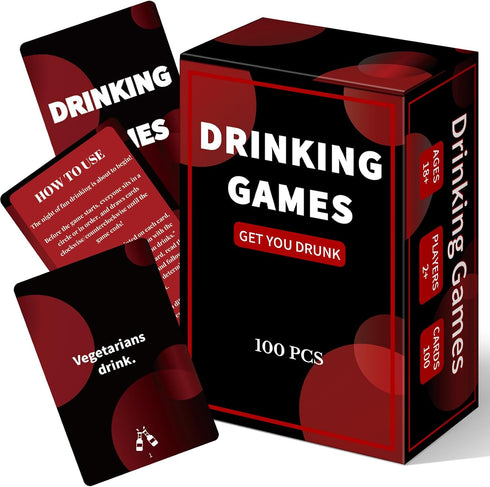Poen Drinking Games with 1 Box of Cards Fun Party Game for Adults Girls Night Drinking Game for Bachelorette Party Adults Birthday Wedding...
