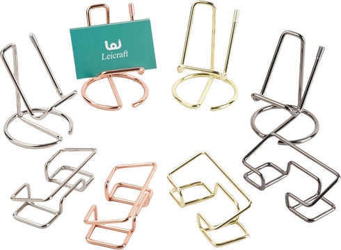 Business Card Holder for Desk, Cute Metal Card Organizers and Office Desk Accessories for Men and Women (Rose gold)...