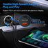 PD Fast Charging Car Charger with MFi Certified USB C Lightning Cable Carplay Cord 3.3ft, VOLPORT Auto Quick Adapter 39W Car Charger Power Deliver...