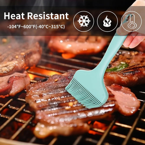 Pastry Brush Silicone,Food Brushes for Cooking,Silicone Brush Cooking,Baking Brush,Bbq Brushes for Sauce,for BBQ Grill Spread Oil Butter Sauce,Hea...
