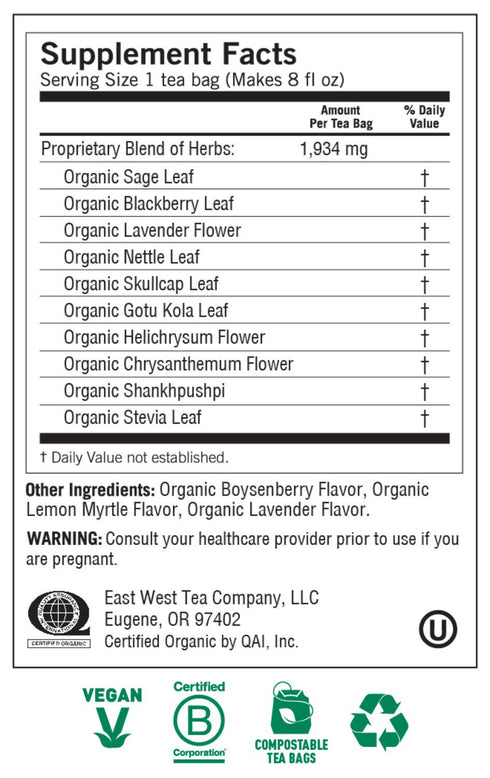 Yogi Teas Tea Relaxed Mind 16 BG...