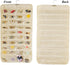 GAMERIEND Hanging Jewelry Organizer, Double Sided 80 Pocket Chain Storage Bag - Modern Beige...
