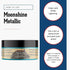 Dixie Belle Moonshine Metallics |Caribbean (4oz) | Water-Based Shiny Chalk Mineral Paint | Metallic DIY Furniture Paint | Made in the USA...
