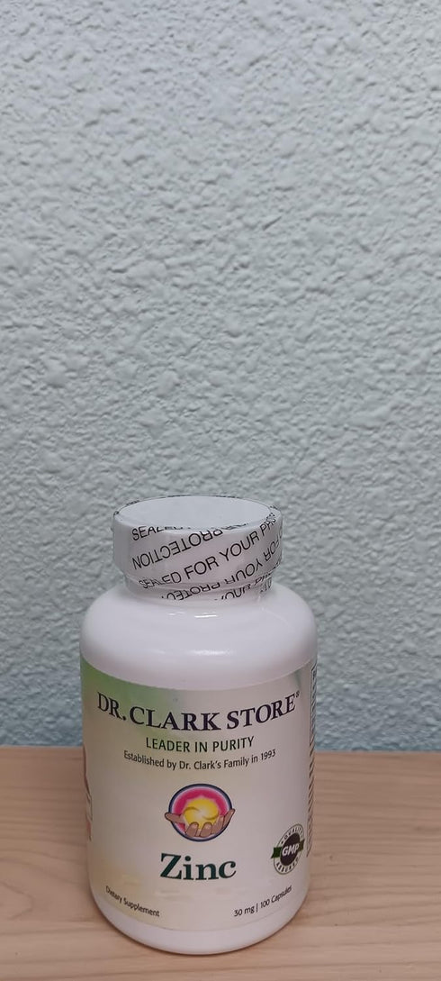 Dr Clark Zinc Bisclycinate, 30mg, 100 Gelatin Capsules...