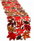 Simhomsen Embroidered Leaves Table Runner for Thanksgiving, Fall or Autumn Harvest Decorations, Dresser Scarf (14 × 53 inches)...