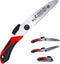 KAKURI Japanese Pruning Saw Folding for Branch & Bamboo Cutting 5-1/8", Foldable Pocket Hand Saw for Wood, Branch, Bamboo, Razor Sharp Japanese St...