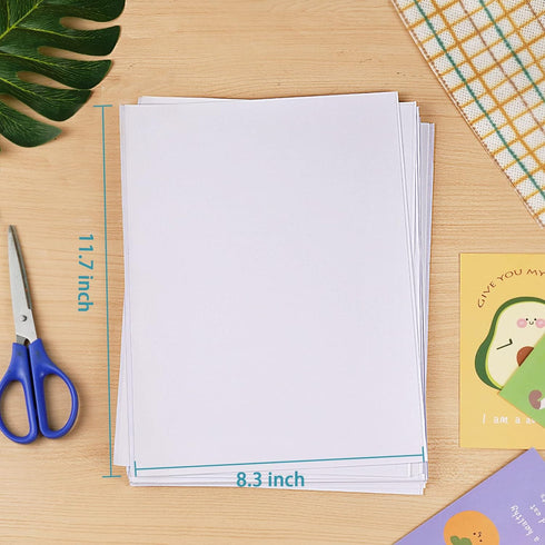 Double Sided Adhesive Sheets for Arts Craft Scrapbooking Photo Albums Home Decorative 25Pcs, 8.3 x 11.7 Inch...