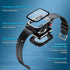 IP68 Waterproof Case with Band and Screen Protector Compatible for Apple Watch Series 10 9 8 7 6 5 4 3 2 SE2 SE,42mm...