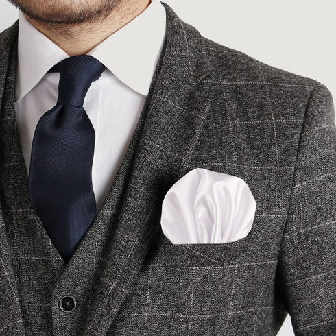 10 Pcs Mens Pocket Squares Satin Handkerchiefs Colorful Hankies Solid Color Pocket Squares Suit Pocket Handkerchiefs...