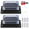 2 Pcs Junction Box, IP65 Waterproof Outdoor Electrical Box, Plastic Dustproof Project Box, General Electrical and Electronic Enclosure with Clear ...