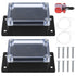 2 Pcs Junction Box, IP65 Waterproof Outdoor Electrical Box, Plastic Dustproof Project Box, General Electrical and Electronic Enclosure with Clear ...