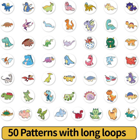 Incentive Stickers Dinosaur Stickers Adorable Dinosaurs Cute Dinosaur Stickers for Kids Waterproof Laptop Stickers Pack Classroom Prizes Teacher R...