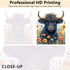 TUMOVO Paint by Number for Adults Highland Cattle Adults' Paint-by-Number Kits Flower Field Painting by Numbers for Adults DIY Adult Paint by Numb...