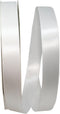 Reliant Ribbon 5000-030-05C Double Face Satin Allure Dfs Ribbon, 7/8 Inch X 100 Yards, White...