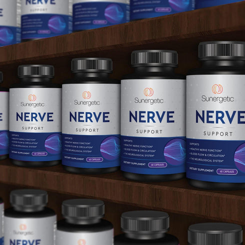 Premium Nerve Support Supplement – with Alpha Lipoic Acid (ALA) 600 mg, Acetyl-L-Carnitine (ALC) & Benfotiamine - Nerve Support Formula for Health...