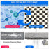 Shower Mat Bathtub Mat Non Slip, 16x32 Inch, Upgraded No Suction Cup Soft Textured PVC Loofah Tub Mat with Drain for Wet Area, Quick Drying (Grey)...
