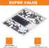 50 Pack 1.5 inch Zip Tie Adhesive Mounts Self Adhesive Cable Tie Base Holders with Multi-Purpose Tie wire clips with screw hole,Anchor stick on wi...